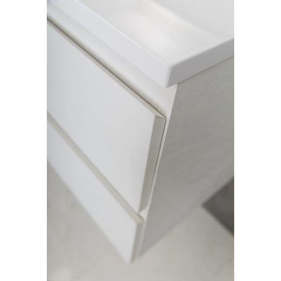 Тумба подвесная с раковиной Cezares MOLVENO-100-2C-SO-BG 100 см, Bianco Ghiaccio - 5 Тумба подвесная с раковиной Cezares MOLVENO-100-2C-SO-BG 100 см, Bianco Ghiaccio фото 5