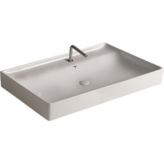 Тумба подвесная с раковиной Cezares Molveno 46-100-2C-SO-BET 100 см, Beton фото 6