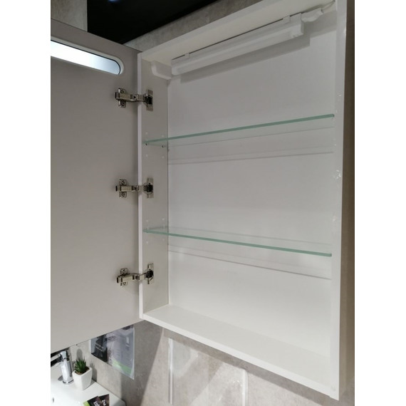 Зеркальный шкаф Roca Victoria Nord 60 см левый ZRU9000029, белый - 7 Зеркальный шкаф Roca Victoria Nord 60 см левый ZRU9000029, белый фото 7