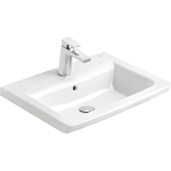 Тумба подвесная с раковиной Roca Up 60 см ZRU9303010, белый фото 11