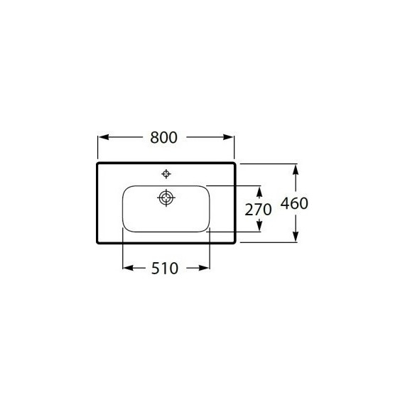 Тумба подвесная с раковиной Roca Lago 80 см 857296444, дуб светлый - 10 Тумба подвесная с раковиной Roca Lago 80 см 857296444, дуб светлый фото 10