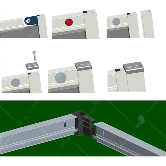 Душевое ограждение RGW CL-44B 120х80 см 32094482-14, черный/прозрачное фото 4