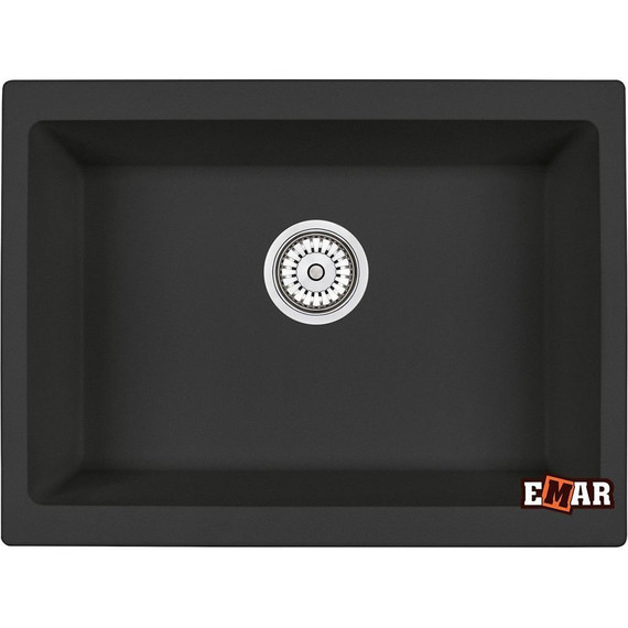Кухонная мойка Emar EMQ-1555.P, морион, Цвет производителя: морион фото 