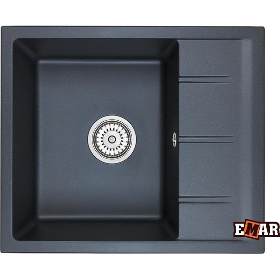 Кухонная мойка Emar EMQ-1580.Q, морион, Цвет производителя: морион фото 