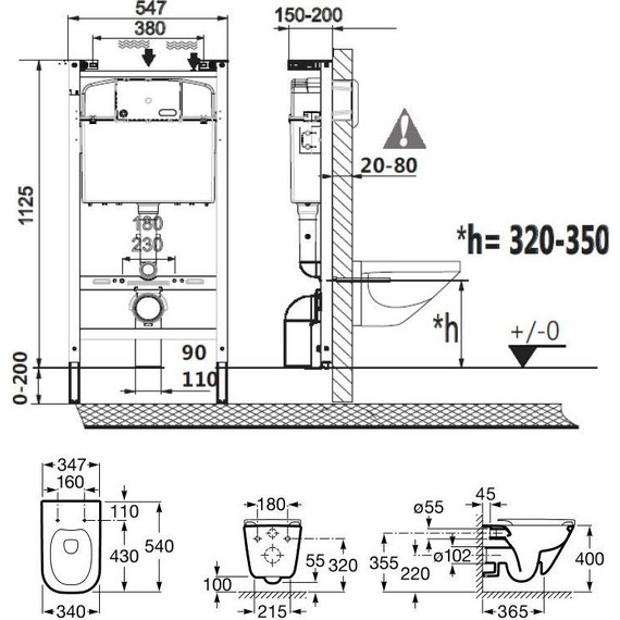 Инсталляция с подвесным унитазом Roca Gap Rimless 893104100 - 4 Инсталляция с подвесным унитазом Roca Gap Rimless 893104100 фото 4