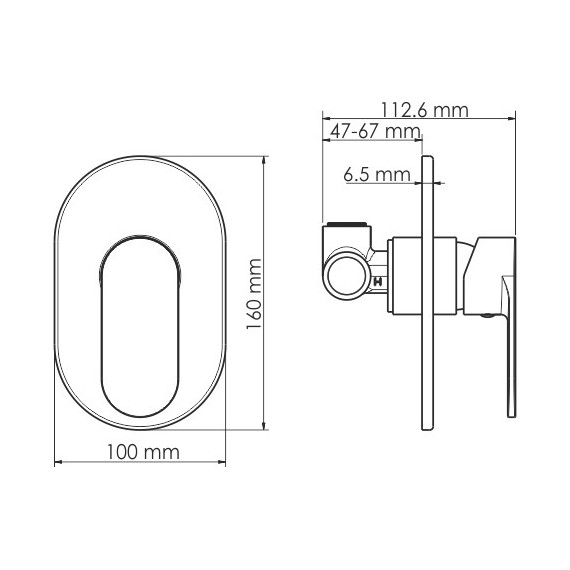Смеситель для душа WasserKraft Mindel 8551, белый фото 5
