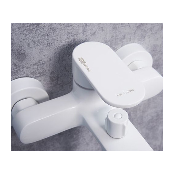 Смеситель для ванны WasserKraft Mindel 8501, белый - 6 Смеситель для ванны WasserKraft Mindel 8501, белый фото 6