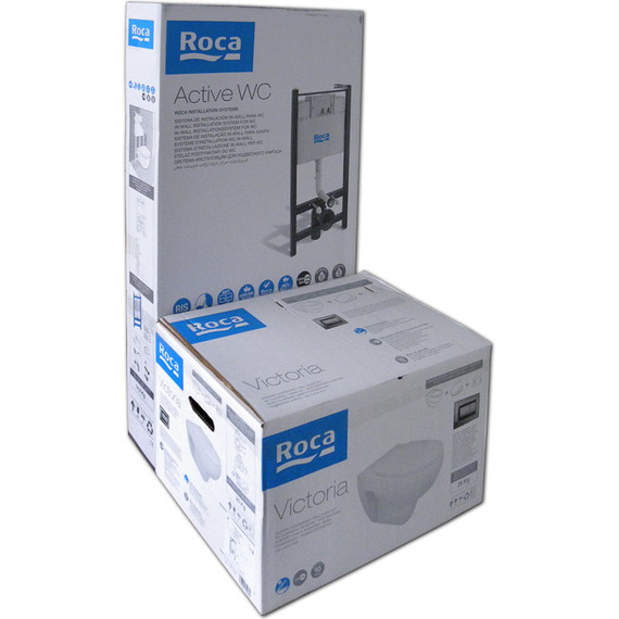 Инсталляция с подвесным унитазом Roca Victoria + Roca Pro 5 в 1 893100000 фото 4