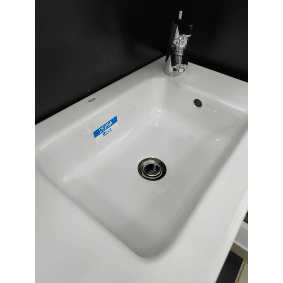 Тумба подвесная с раковиной ROCA DEBBA 60 см ZRU9302708, белый фото 7