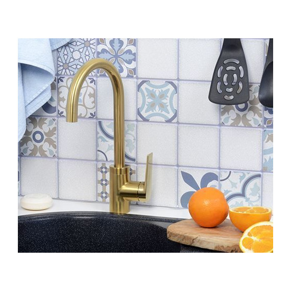 Смеситель для кухни WasserKraft Aisch 5507, золото фото 5