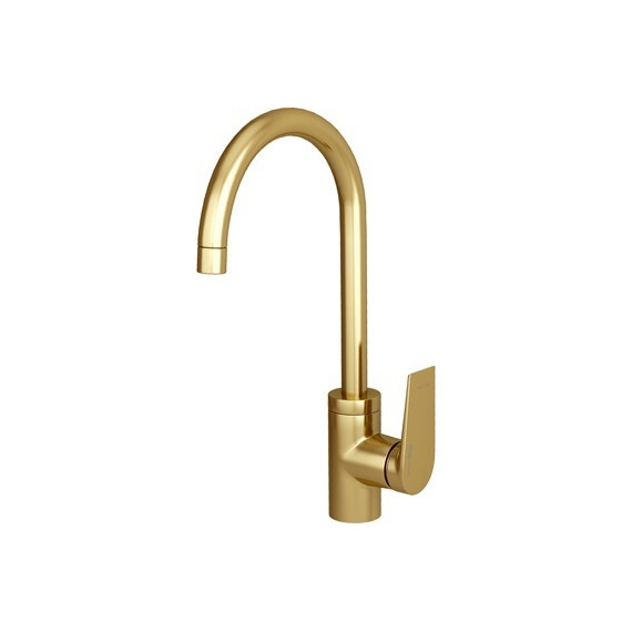 Смеситель для кухни WasserKraft Aisch 5507, золото фото 