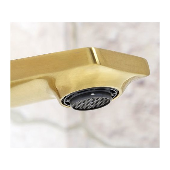 Смеситель для раковины WasserKraft Aisch 5503, золото - 5 Смеситель для раковины WasserKraft Aisch 5503, золото фото 5