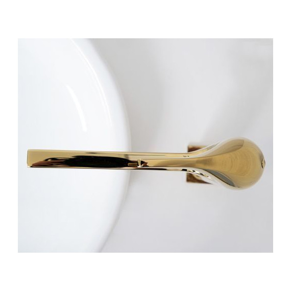 Смеситель для раковины высокий WasserKraft Sauer 7103H, золото - 6 Смеситель для раковины высокий WasserKraft Sauer 7103H, золото фото 6