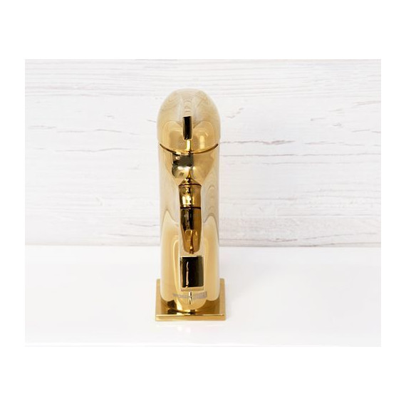 Смеситель для раковины WasserKraft Sauer 7103, золото фото 6