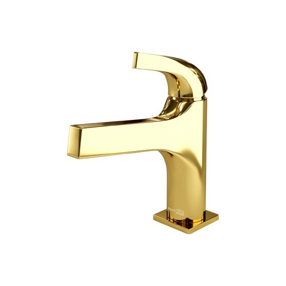 Смеситель для раковины WasserKraft Sauer 7103, золото фото 