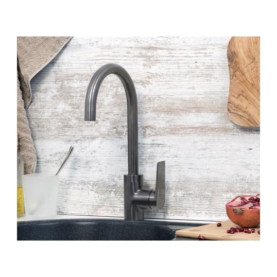 Смеситель для кухни WasserKraft Wiese 8407, оружейная сталь - 5 Смеситель для кухни WasserKraft Wiese 8407, оружейная сталь фото 5