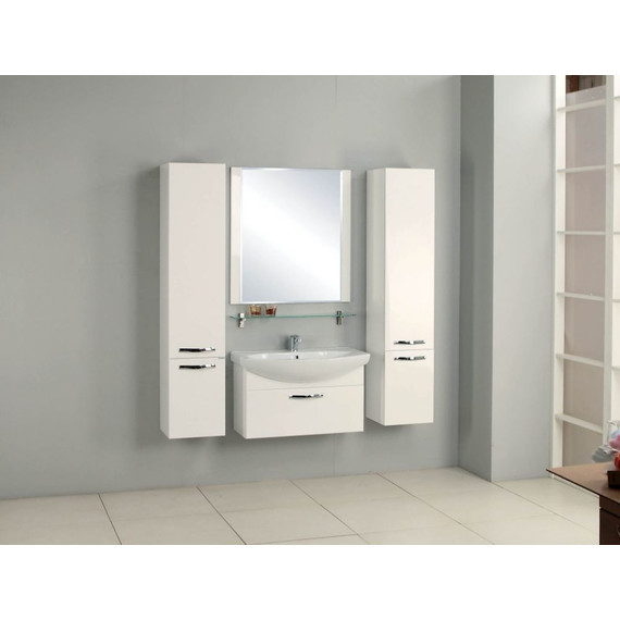 Пенал подвесной Акватон Ария М 34 см с корзиной 1A124403AA010 фото 5