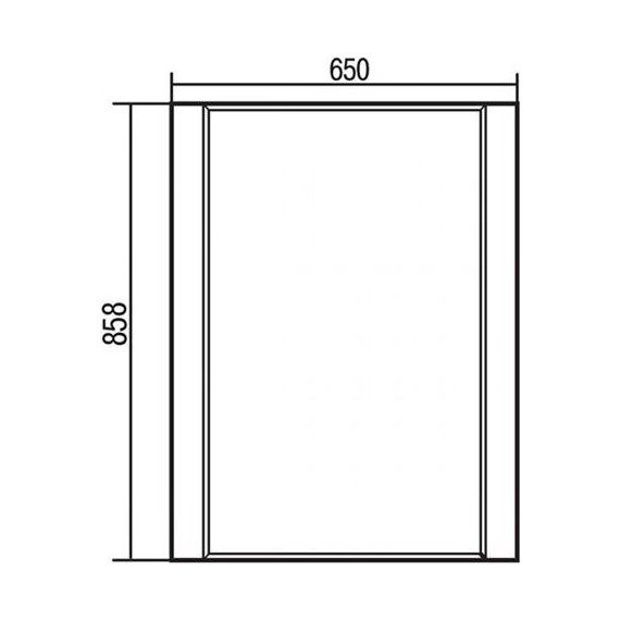 Зеркало Акватон Ария 65 см 1A133702AA010 - 7 Зеркало Акватон Ария 65 см 1A133702AA010 фото 7