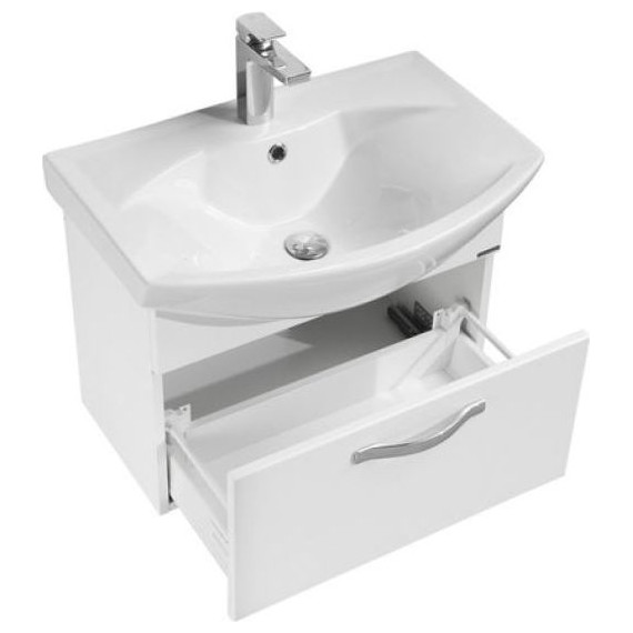 Тумба подвесная с раковиной Акватон Ария 65 см 1A1340K0AA010, белый - 5 Тумба подвесная с раковиной Акватон Ария 65 см 1A1340K0AA010, белый фото 5