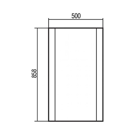 Зеркало Акватон Ария 50 см 1A140102AA010 - 7 Зеркало Акватон Ария 50 см 1A140102AA010 фото 7