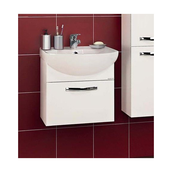 Тумба подвесная с раковиной Акватон Ария 50 см 1A1403K0AA010, белый - 9 Тумба подвесная с раковиной Акватон Ария 50 см 1A1403K0AA010, белый фото 9