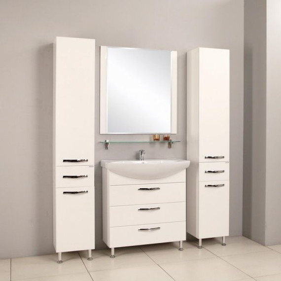 Тумба напольная с раковиной Акватон Ария 80Н см 1A1413K0AA010, белый - 6 Тумба напольная с раковиной Акватон Ария 80Н см 1A1413K0AA010, белый фото 6