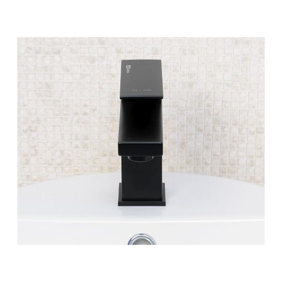 Смеситель для раковины WasserKraft Abens 2003, черный - 7 Смеситель для раковины WasserKraft Abens 2003, черный фото 7