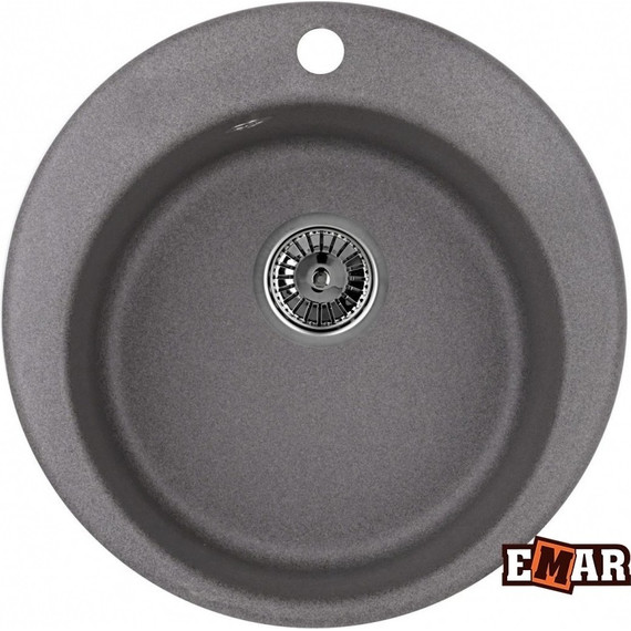 Кухонная мойка Emar EMQ-1475.C, антрацит, Цвет производителя: антрацит фото 