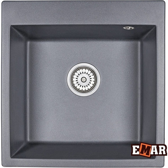 Кухонная мойка Emar EMQ-1510.Q, оникс, Цвет производителя: оникс фото 