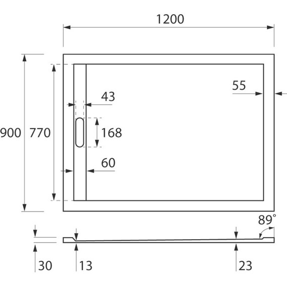 Мраморный поддон Cezares TRAY-AS-AH-120/90-30-W 120х90 см - 4 Мраморный поддон Cezares TRAY-AS-AH-120/90-30-W 120х90 см фото 4