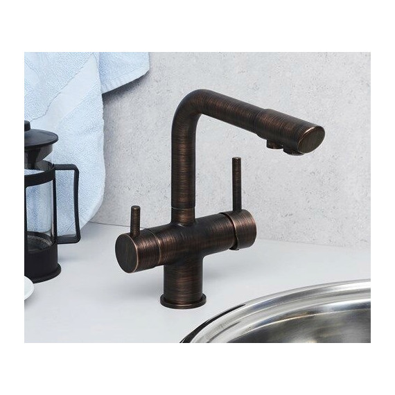 Смеситель для кухни WasserKraft A8047, темная бронза - 2 Смеситель для кухни WasserKraft A8047, темная бронза фото 2