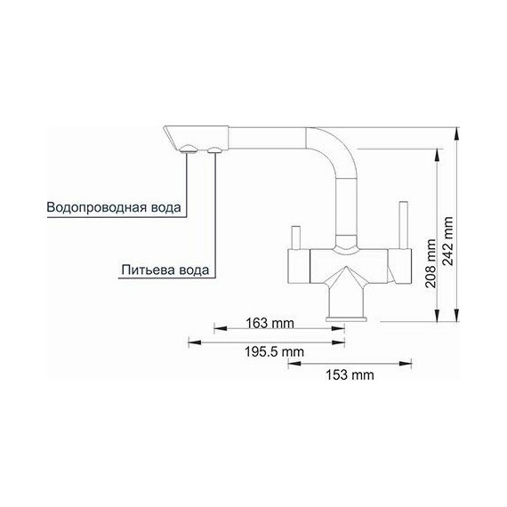 Смеситель для кухни WasserKraft A8047, темная бронза - 5 Смеситель для кухни WasserKraft A8047, темная бронза фото 5