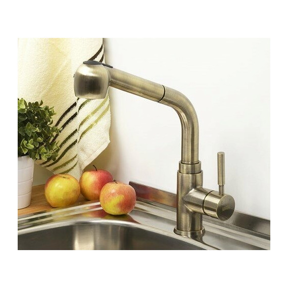 Смеситель для кухни WasserKraft A8237, светлая бронза - 2 Смеситель для кухни WasserKraft A8237, светлая бронза фото 2