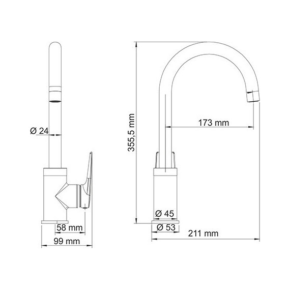 Смеситель для кухни WasserKraft Lopau 3207 фото 5