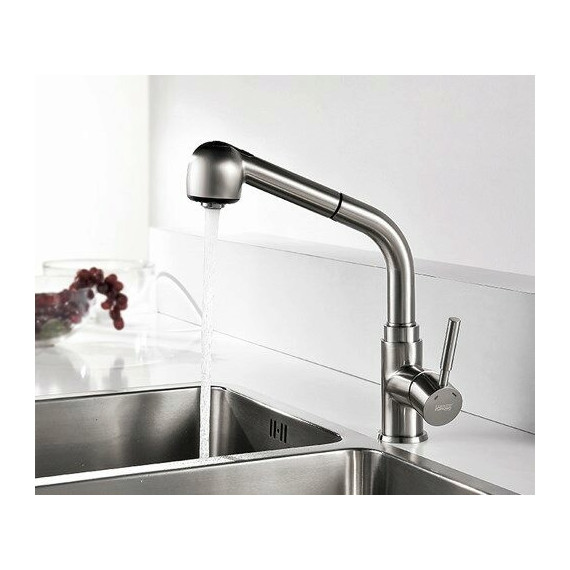 Смеситель для кухни WasserKraft Wern 4266, матовый хром - 6 Смеситель для кухни WasserKraft Wern 4266, матовый хром фото 6