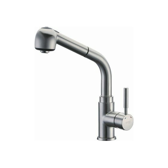 Смеситель для кухни WasserKraft Wern 4266, матовый хром фото 
