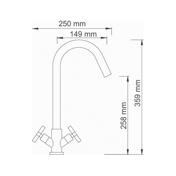 Смеситель для кухни WasserKraft Weser 7847 фото 5