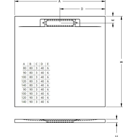 Акриловый поддон Riho Isola DR16 120х80 см DR161050000000S, белый - 4 Акриловый поддон Riho Isola DR16 120х80 см DR161050000000S, белый фото 4