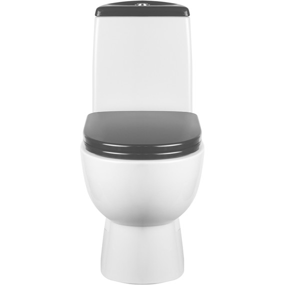 Унитаз-компакт Sanita Luxe Best Luxe WC.CC/Best/2-DM/BLK.G/S1 с крышкой микролифт (цвет чёрный) фото 3