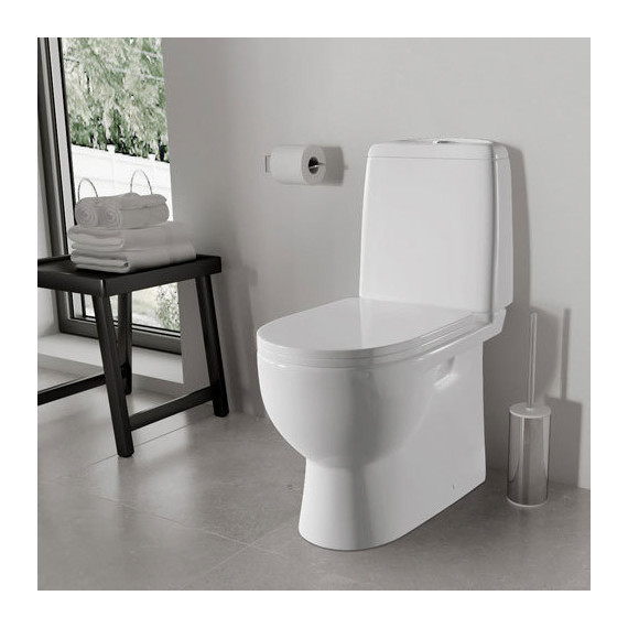 Унитаз-компакт Sanita Luxe Best Luxe WC.CC/Best/2-DM/WHT.G/S1 с крышкой микролифт фото 4