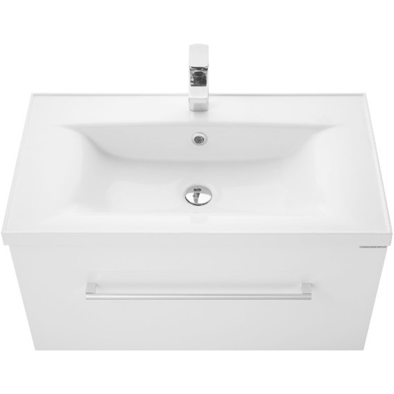 Тумба подвесная с раковиной Акватон Мадрид 120 см 1A1687K2MA010, белый фото 3