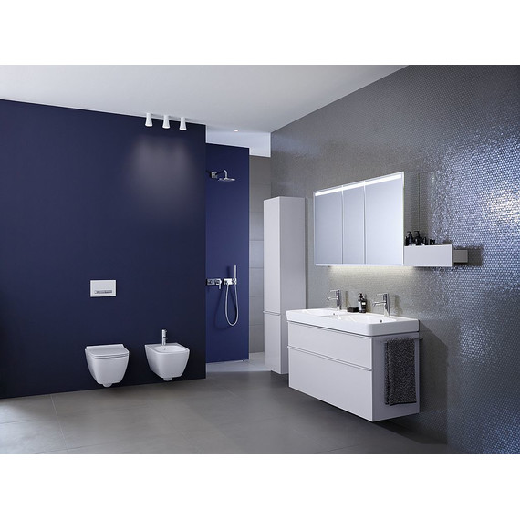 Унитаз подвесной безободковый Geberit Smyle Square 500.683.01.1 с крышкой микролифт - 5 Унитаз подвесной безободковый Geberit Smyle Square 500.683.01.1 с крышкой микролифт фото 5