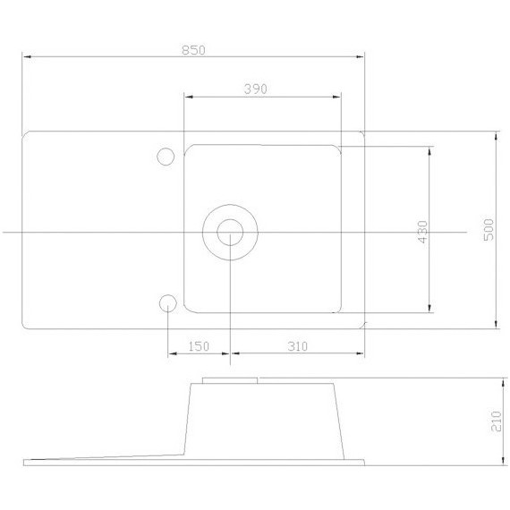 Кухонная мойка Акватон Верона 1A710032VR210, графит, Цвет производителя: графит фото 4