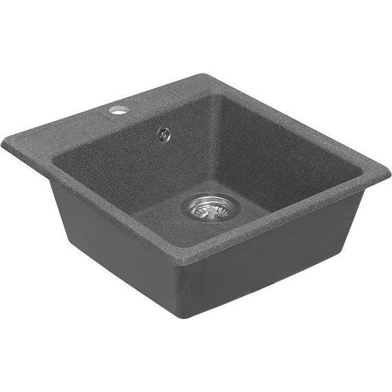 Кухонная мойка Акватон Парма 1A713032PM210, графит, Цвет производителя: графит - 2 Кухонная мойка Акватон Парма 1A713032PM210, графит, Цвет производителя: графит фото 2