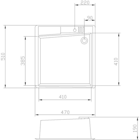 Кухонная мойка Акватон Парма 1A713032PM210, графит, Цвет производителя: графит - 4 Кухонная мойка Акватон Парма 1A713032PM210, графит, Цвет производителя: графит фото 4