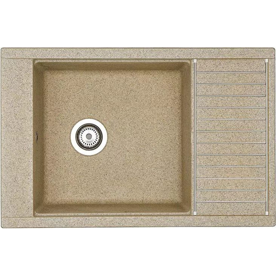 Кухонная мойка Акватон Делия 1A715132DE220, песочный, Цвет производителя: песочный фото 2
