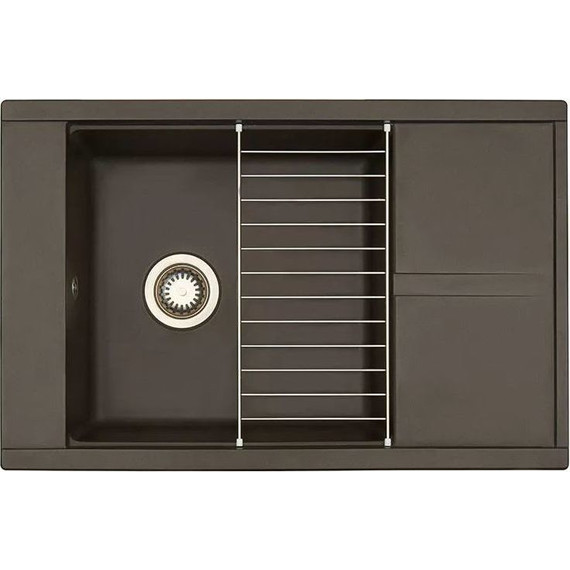 Кухонная мойка Акватон Делия 1A715132DE280, кофе, Цвет производителя: кофе фото 2