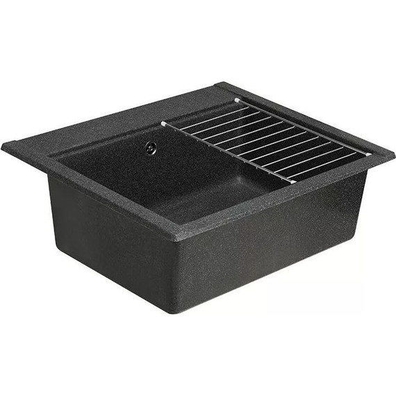 Кухонная мойка Акватон Делия 1A715232LD210, графит, Цвет производителя: графит фото 4