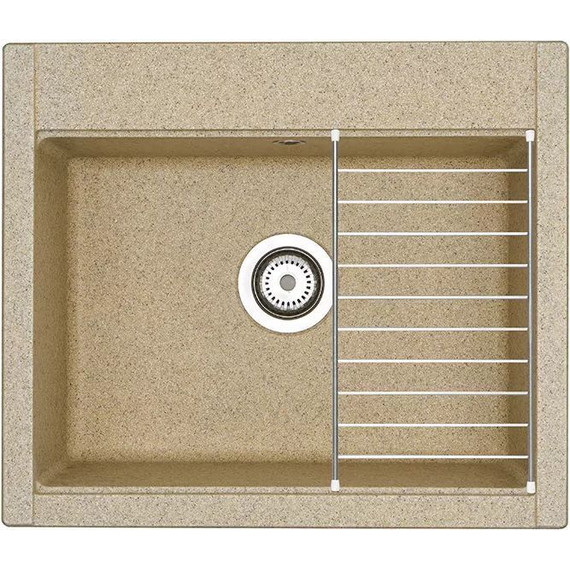 Кухонная мойка Акватон Делия 1A715232LD220, песочный, Цвет производителя: песочный - 2 Кухонная мойка Акватон Делия 1A715232LD220, песочный, Цвет производителя: песочный фото 2