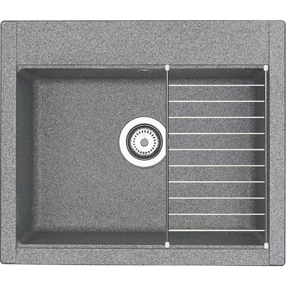 Кухонная мойка Акватон Делия 1A715232LD230, серый, Цвет производителя: серый - 2 Кухонная мойка Акватон Делия 1A715232LD230, серый, Цвет производителя: серый фото 2